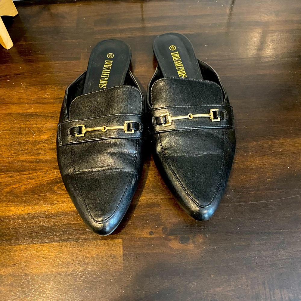 Dreampairs Black Loafers Size 8